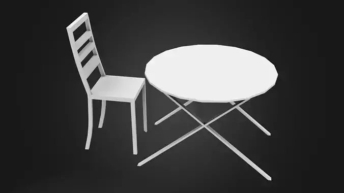 Outdoor Table and Chair