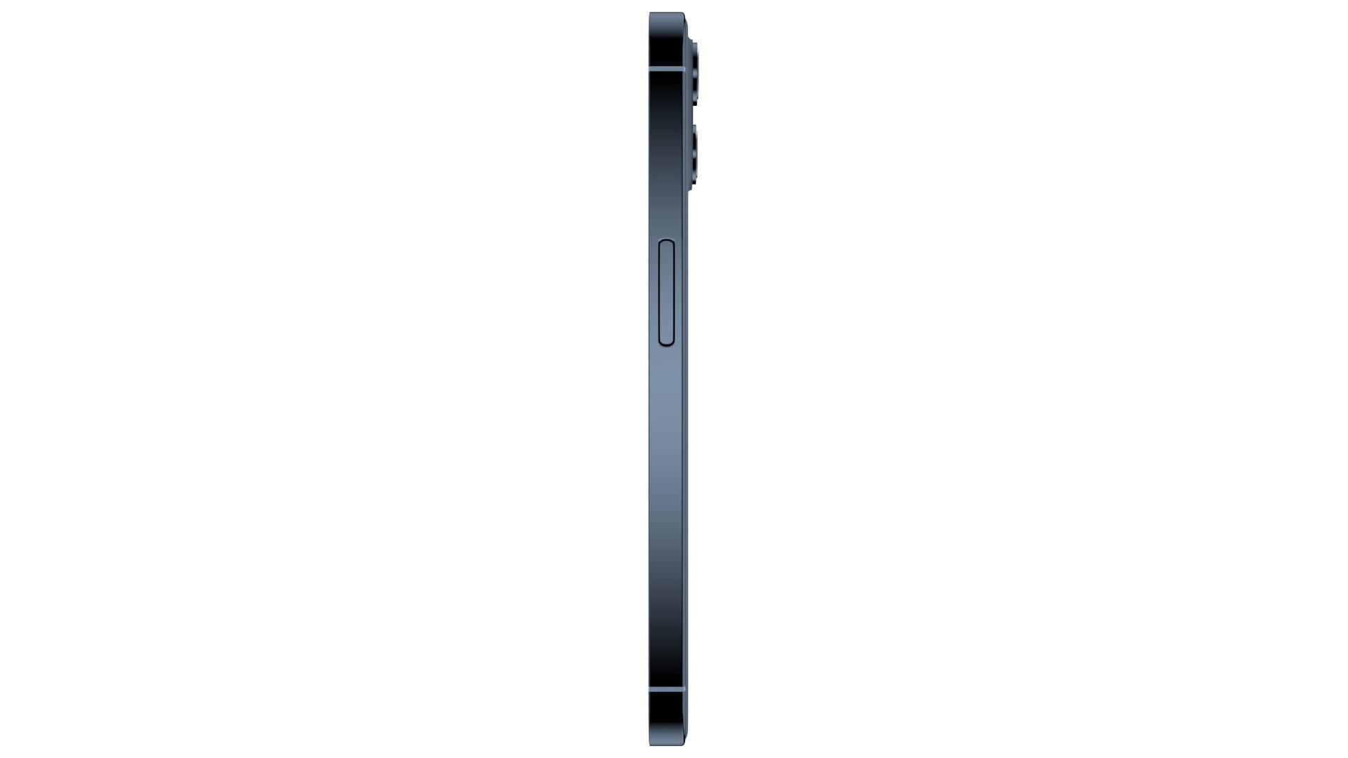 Apple iPhone 13 Midnight Low-poly 3D model_3