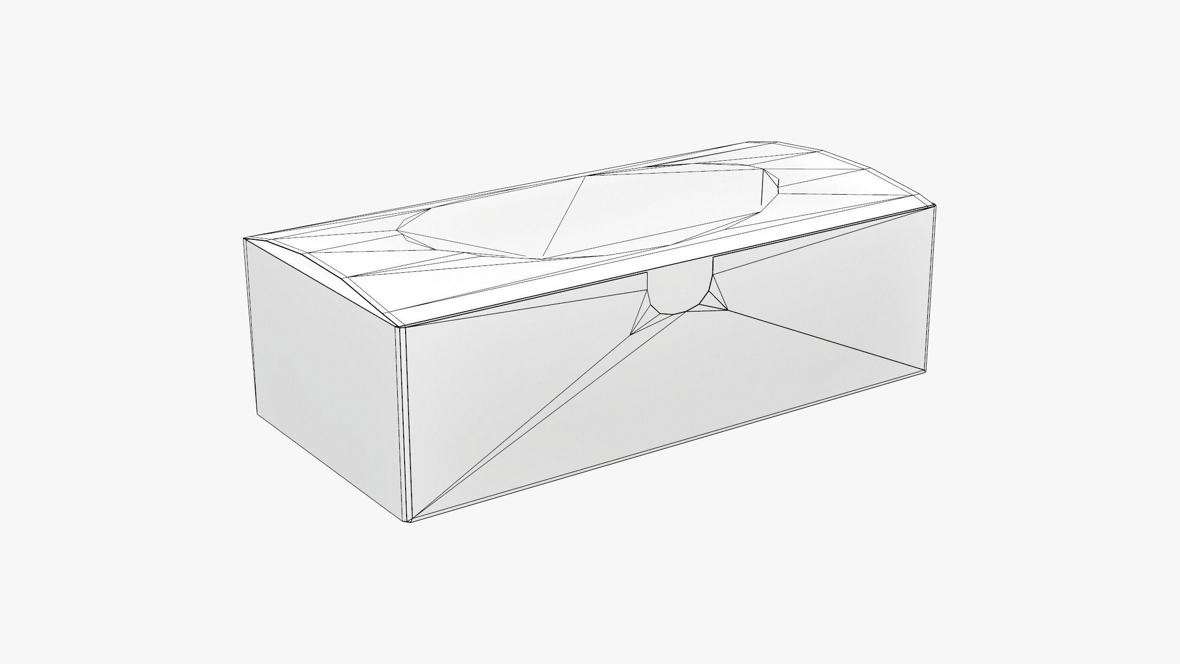 See Through Product Box Low-poly 3D model_4