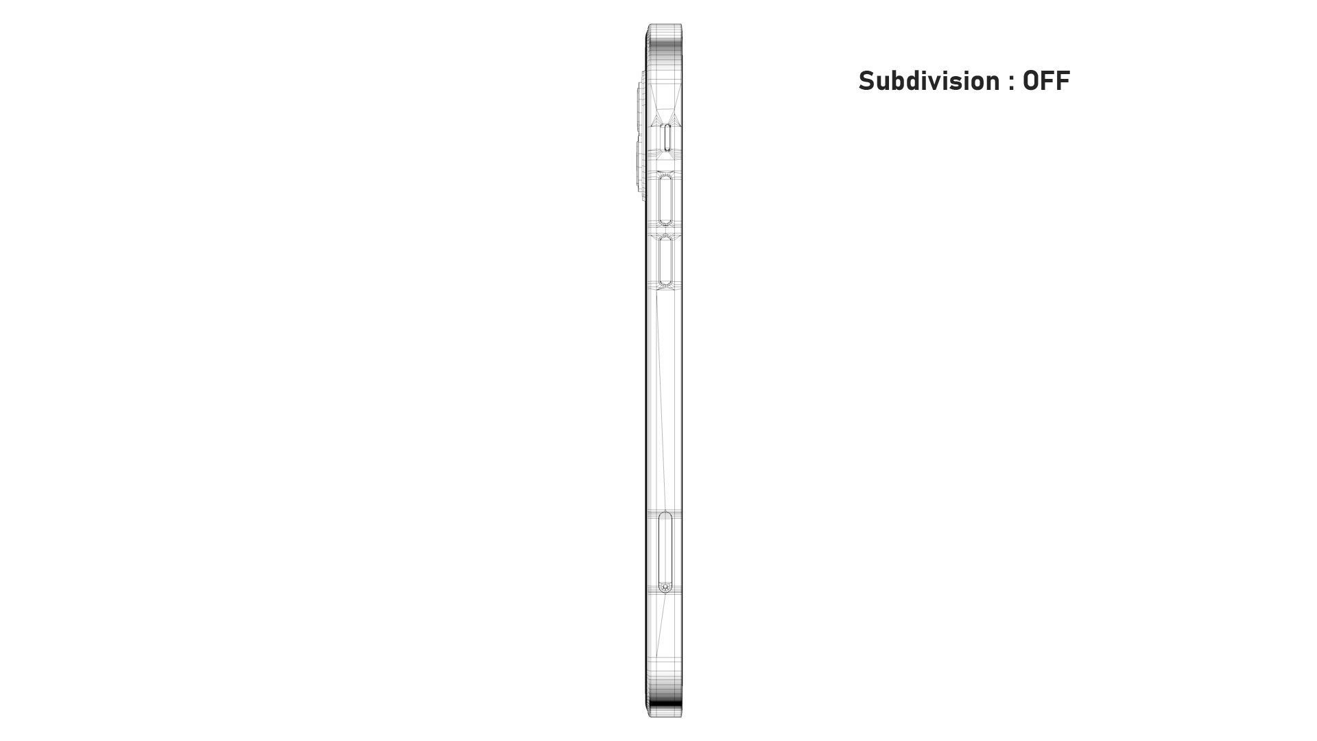 Apple iPhone 13 Pink Low-poly 3D model_15