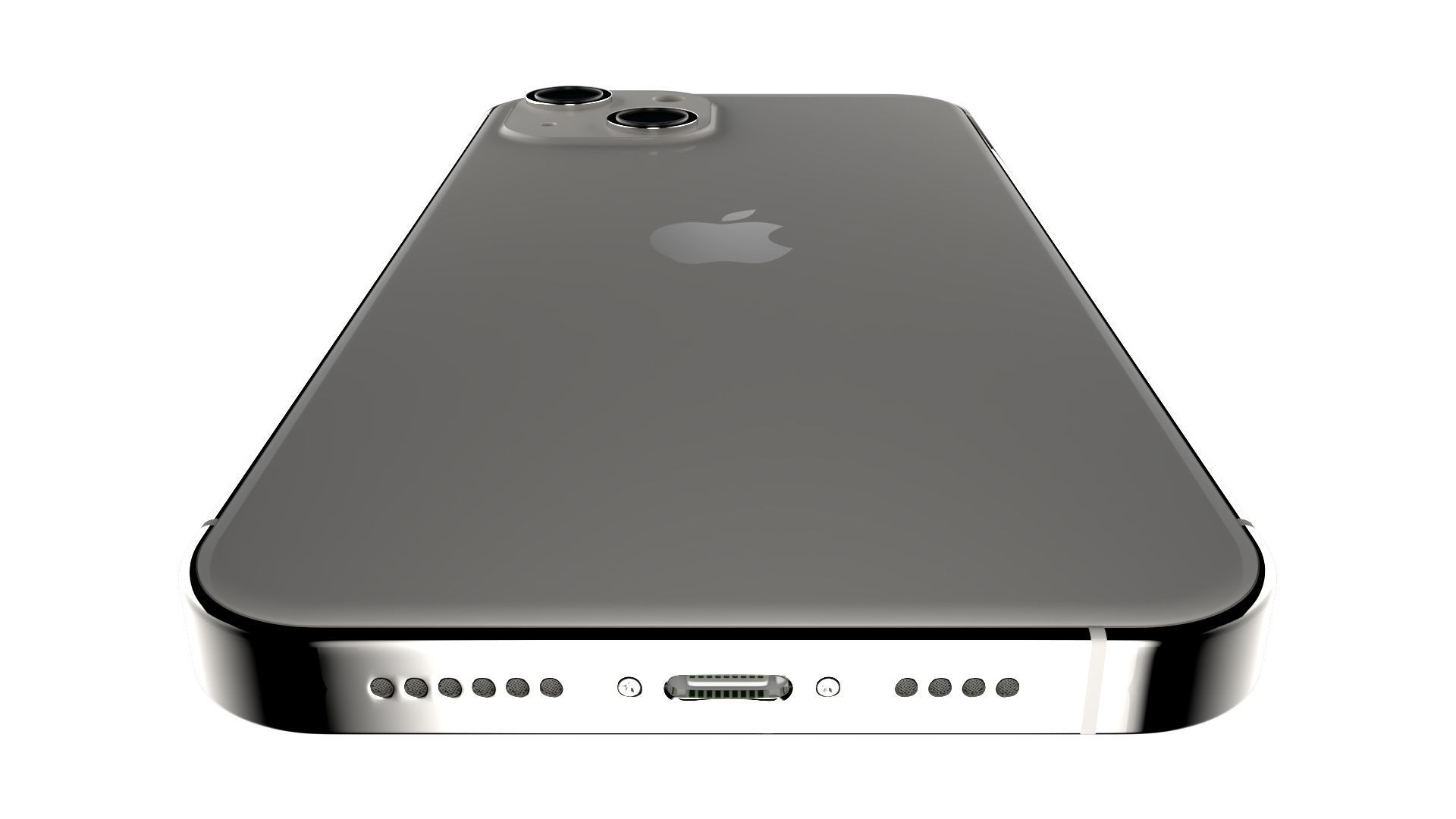 Apple iPhone 13 Pink Low-poly 3D model_6