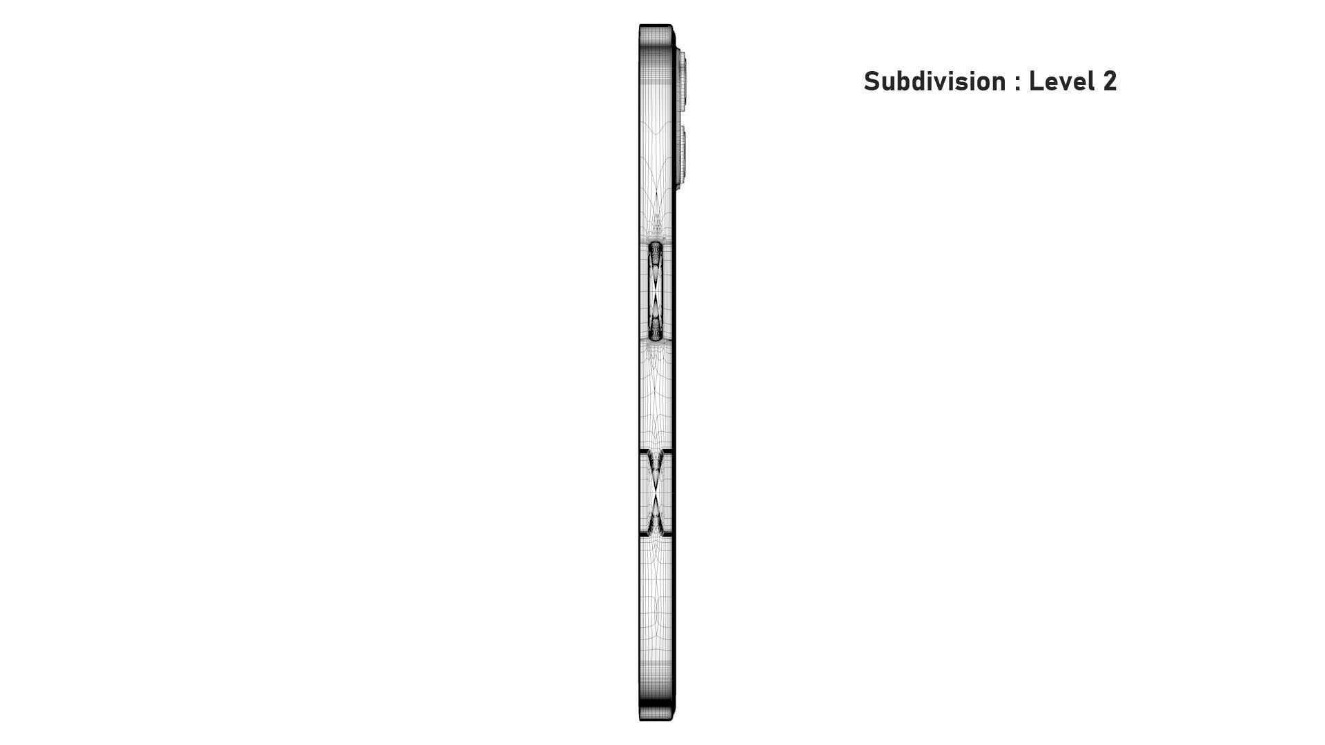 Apple iPhone 13 Pink Low-poly 3D model_14