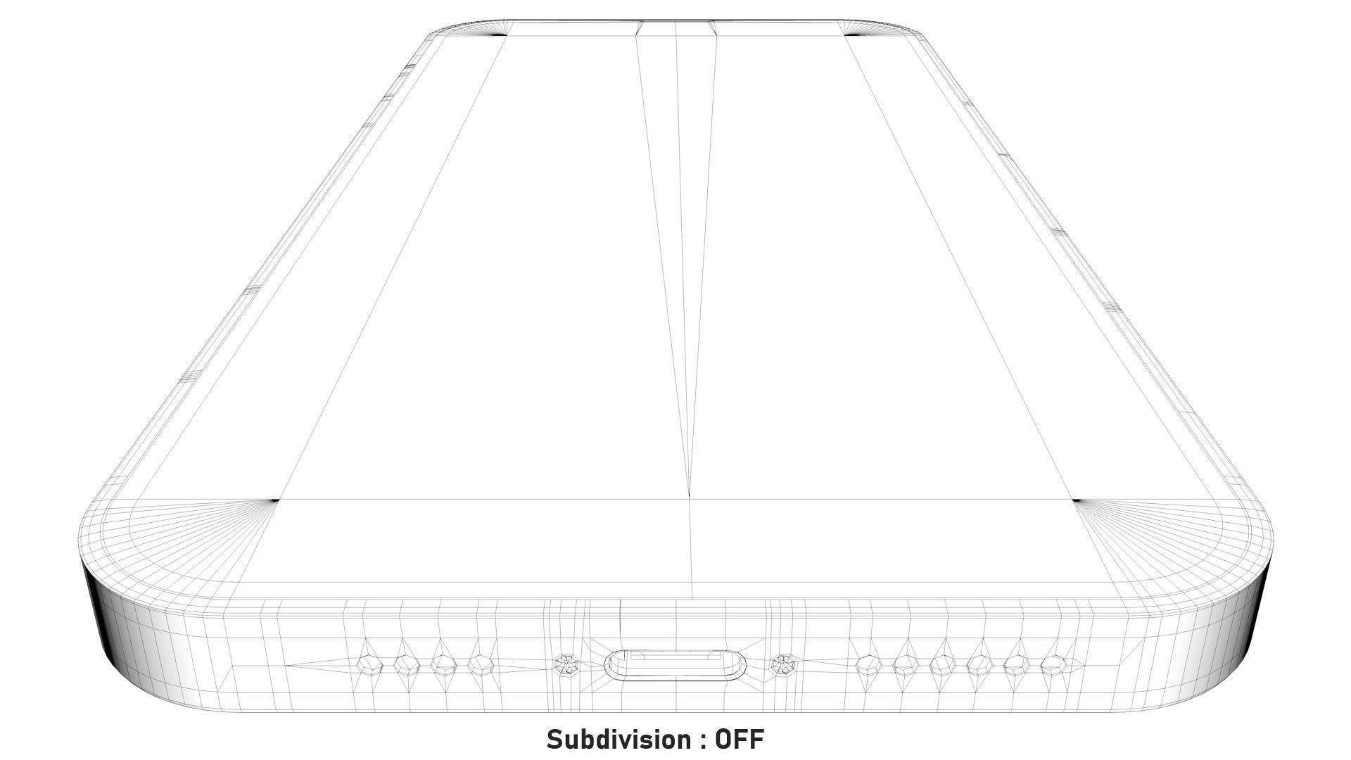 Apple iPhone 13 Pink Low-poly 3D model_21