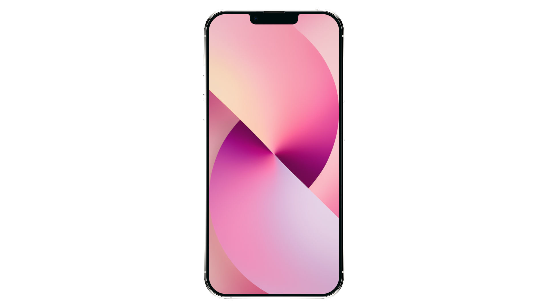Apple iPhone 13 Pink Low-poly 3D model_1
