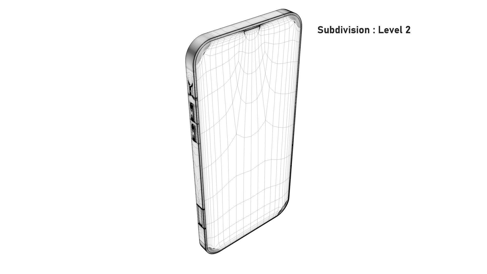 Apple iPhone 13 Pink Low-poly 3D model_18