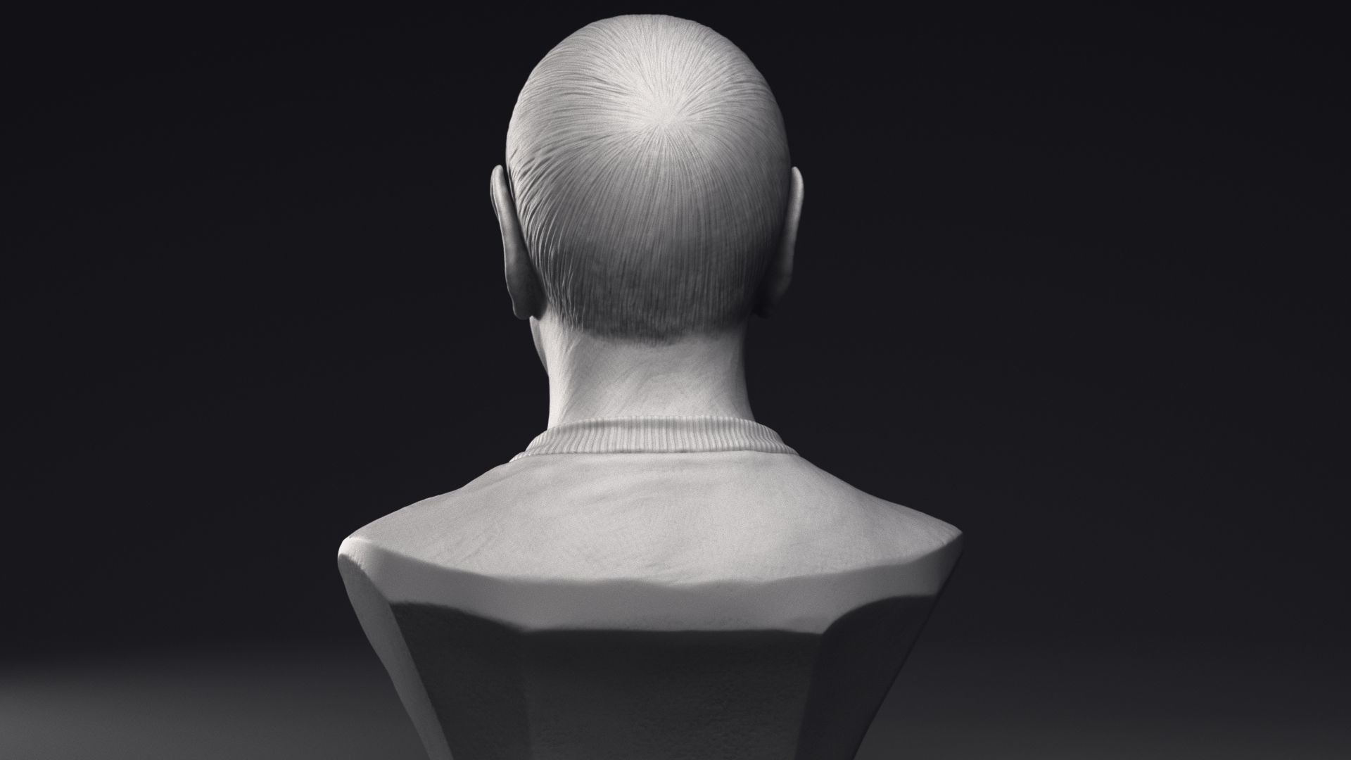 Leonard Nimoy as Mr Spock Bust Printable 3D Model 3D print model_28