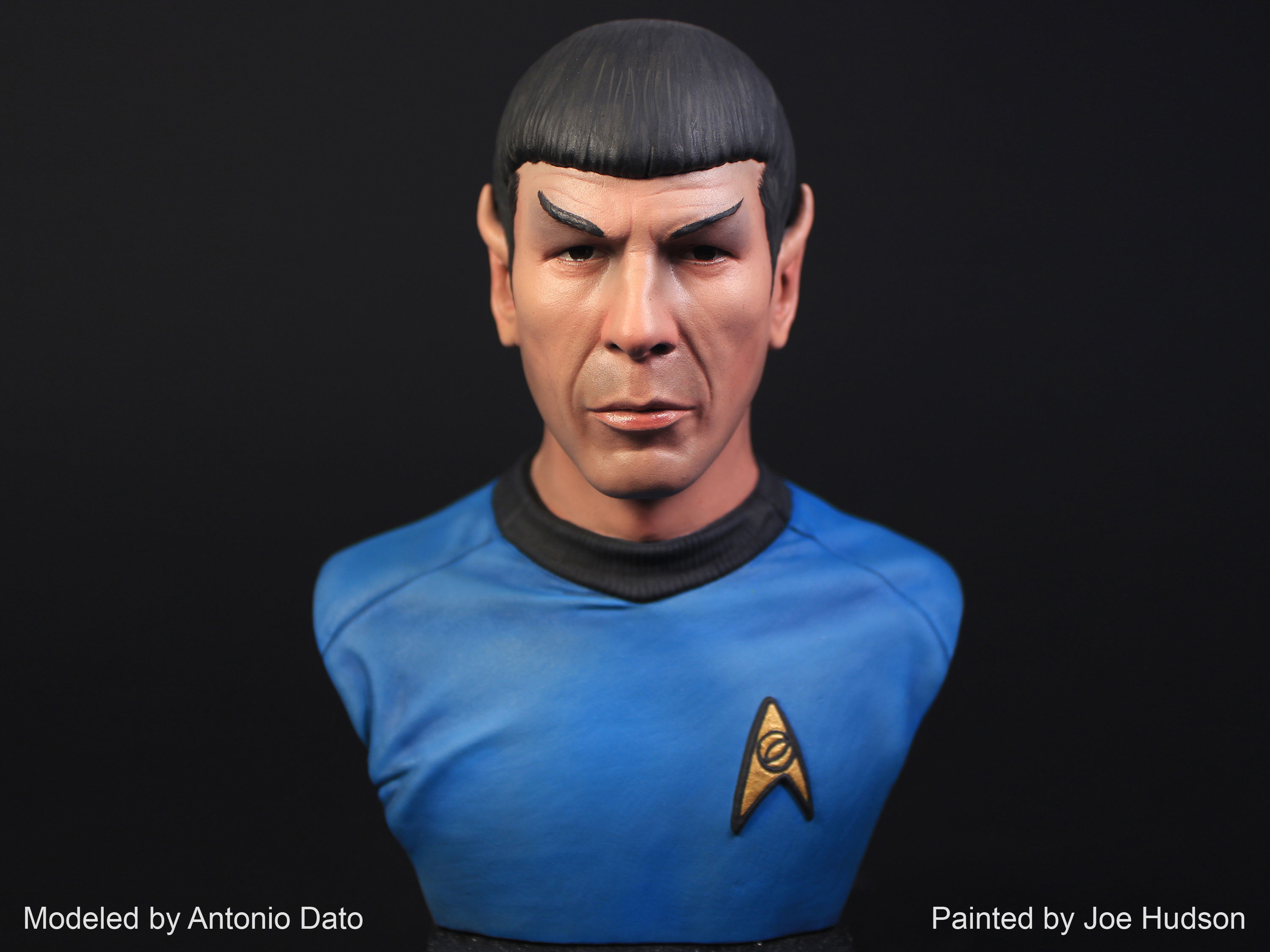 Leonard Nimoy as Mr Spock Bust Printable 3D Model 3D print model_4