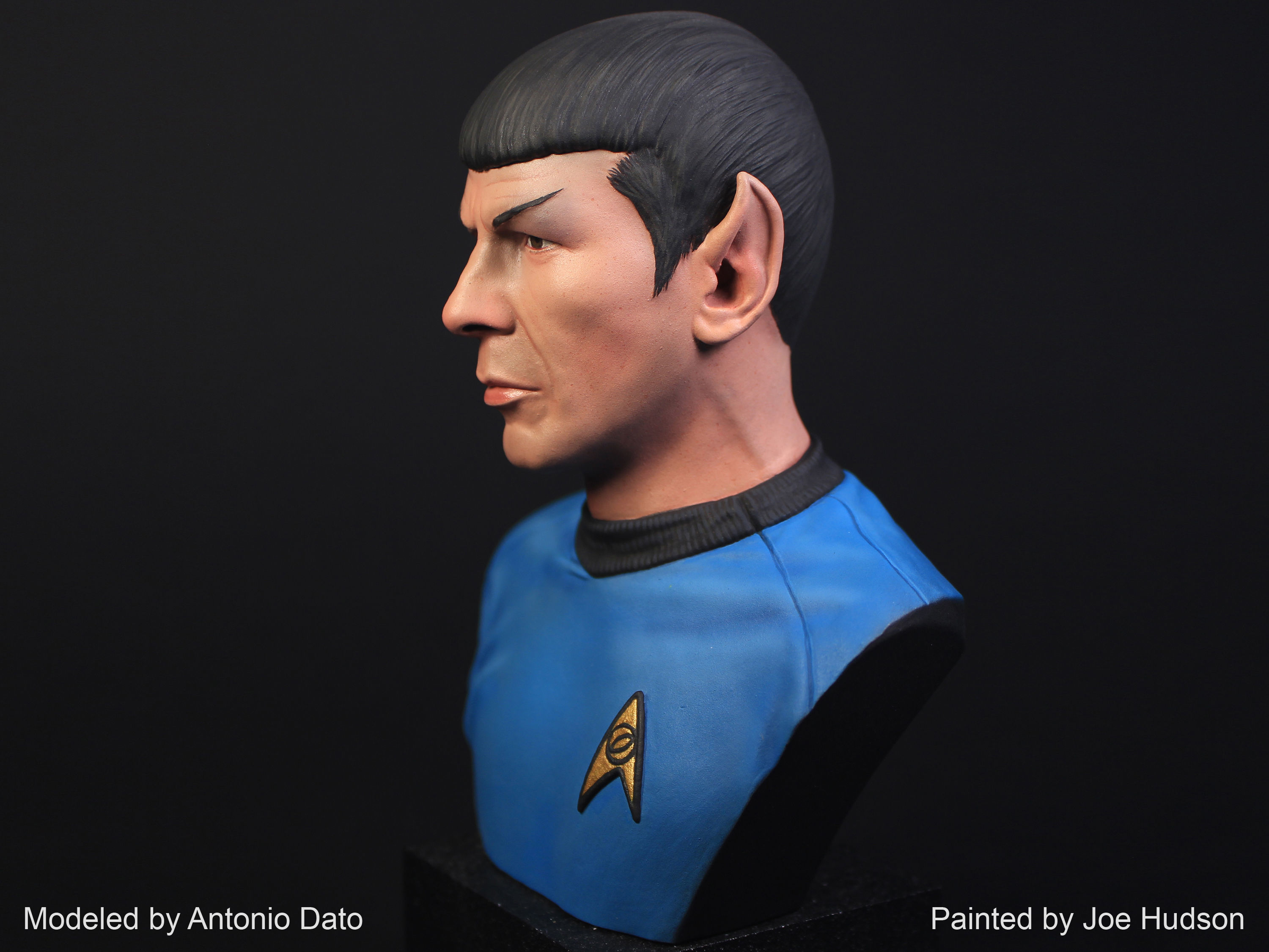 Leonard Nimoy as Mr Spock Bust Printable 3D Model 3D print model_8