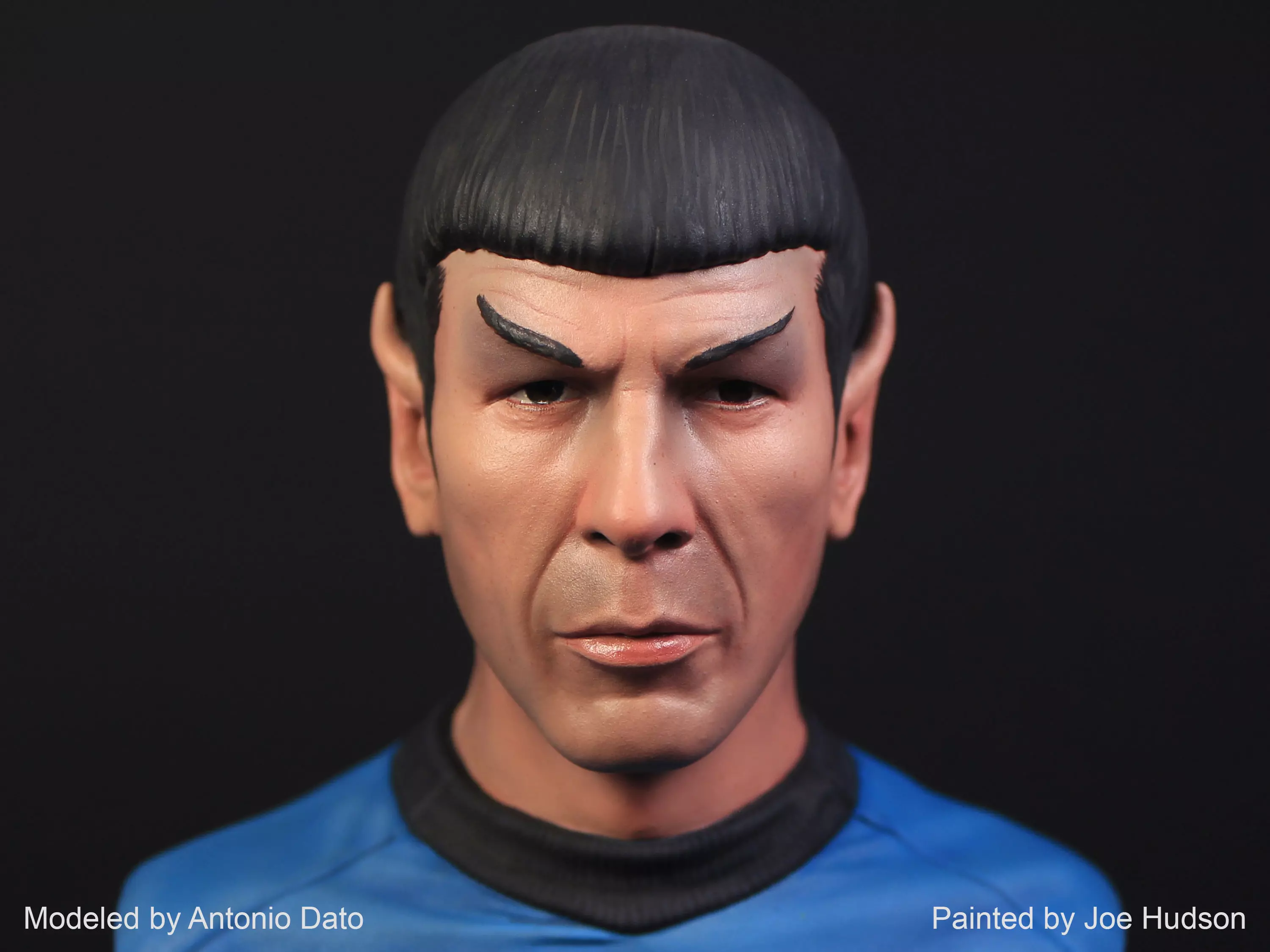Leonard Nimoy as Mr Spock Bust Printable 3D Model 3D print model_0