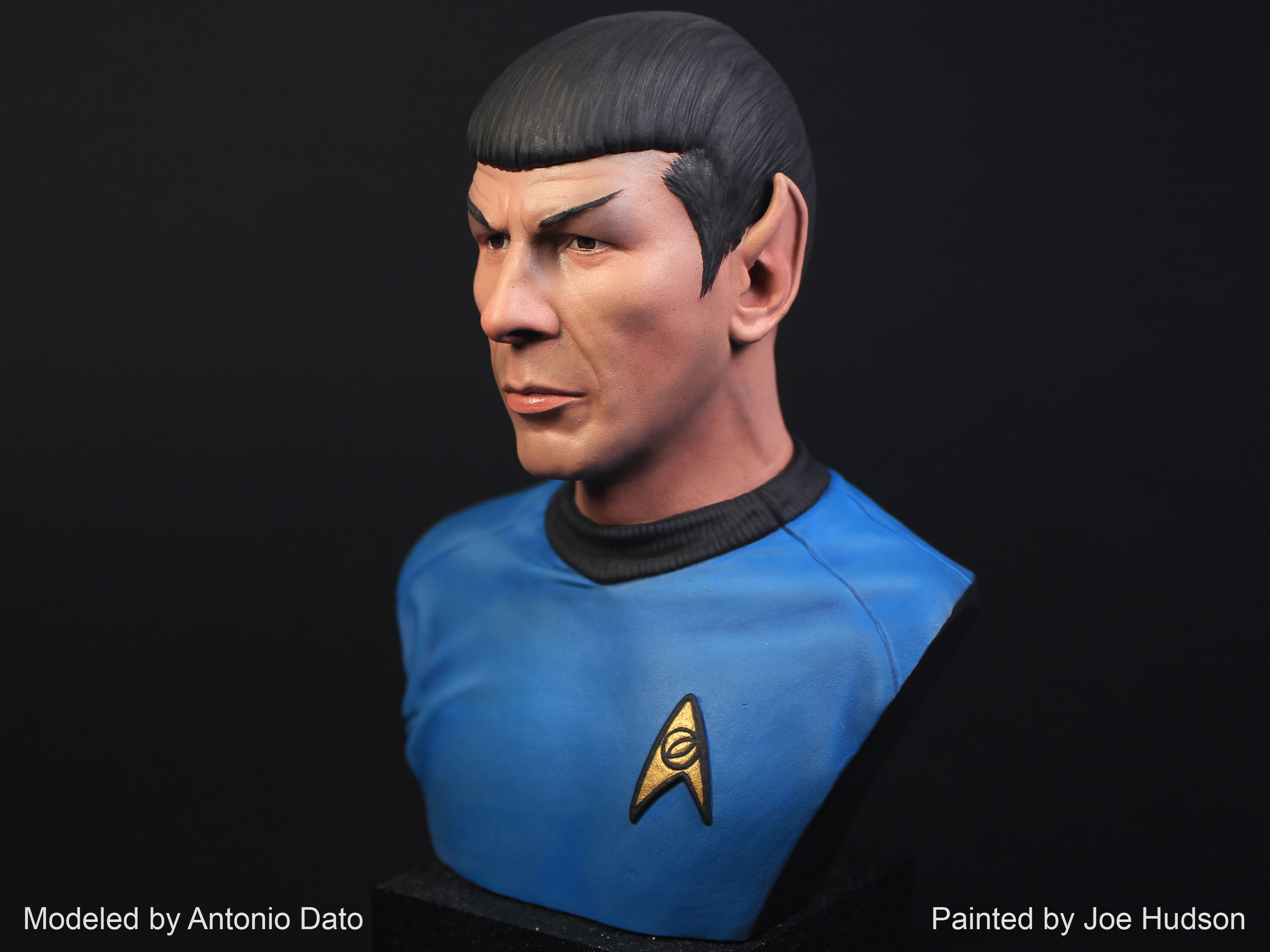 Leonard Nimoy as Mr Spock Bust Printable 3D Model 3D print model_7