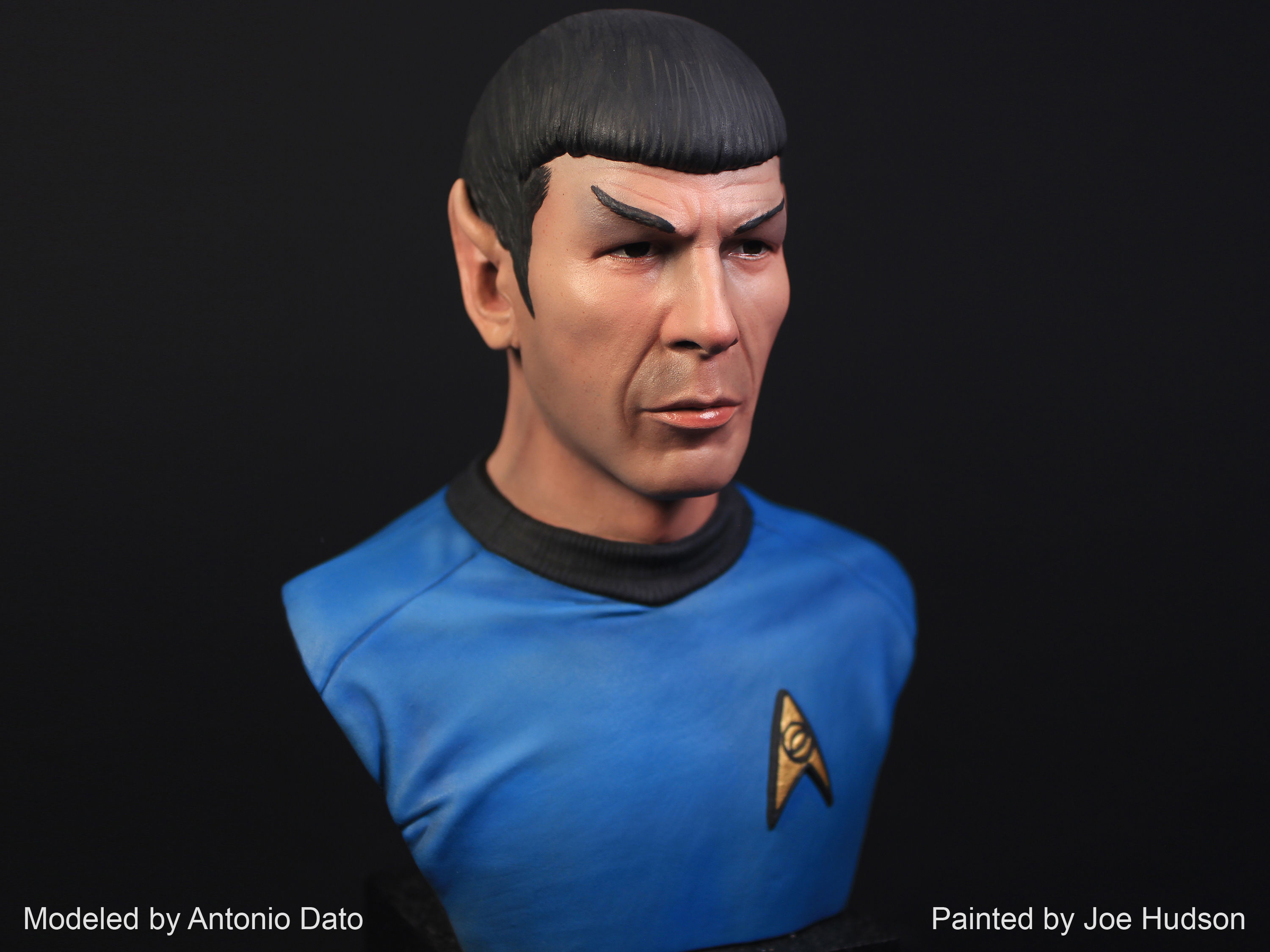 Leonard Nimoy as Mr Spock Bust Printable 3D Model 3D print model_3
