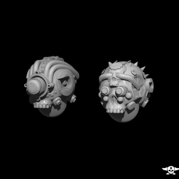 Servo Bots and Servo Heads 20 MODELS 3D print model_3