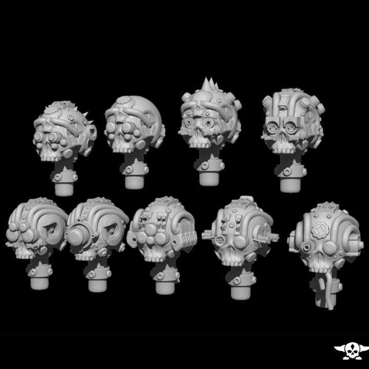 Servo Bots and Servo Heads 20 MODELS 3D print model_2