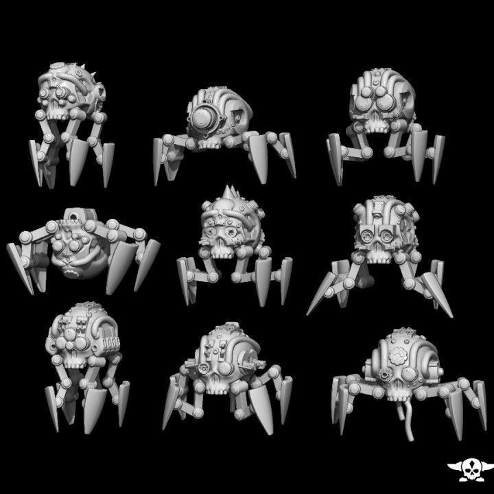 Servo Bots and Servo Heads 20 MODELS 3D print model_1