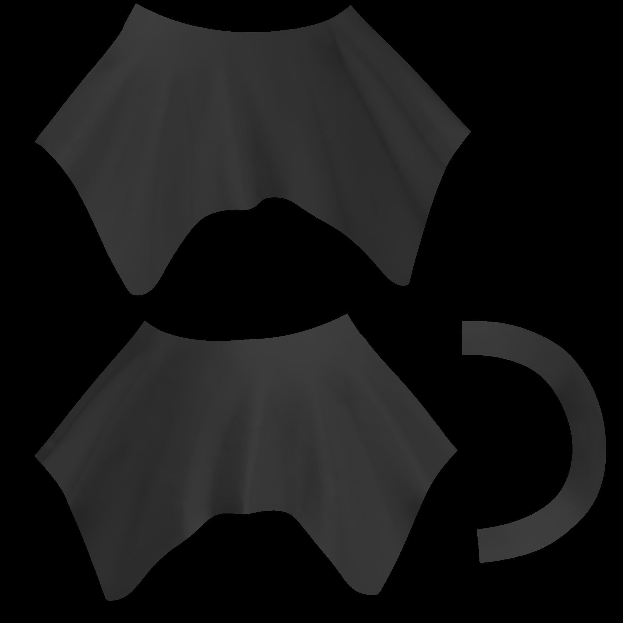 Butterfly Skirt Low-poly 3D model_10