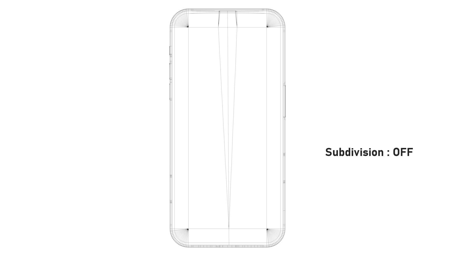 Apple iPhone 13 Pro Max Gold  Low-poly 3D model_9