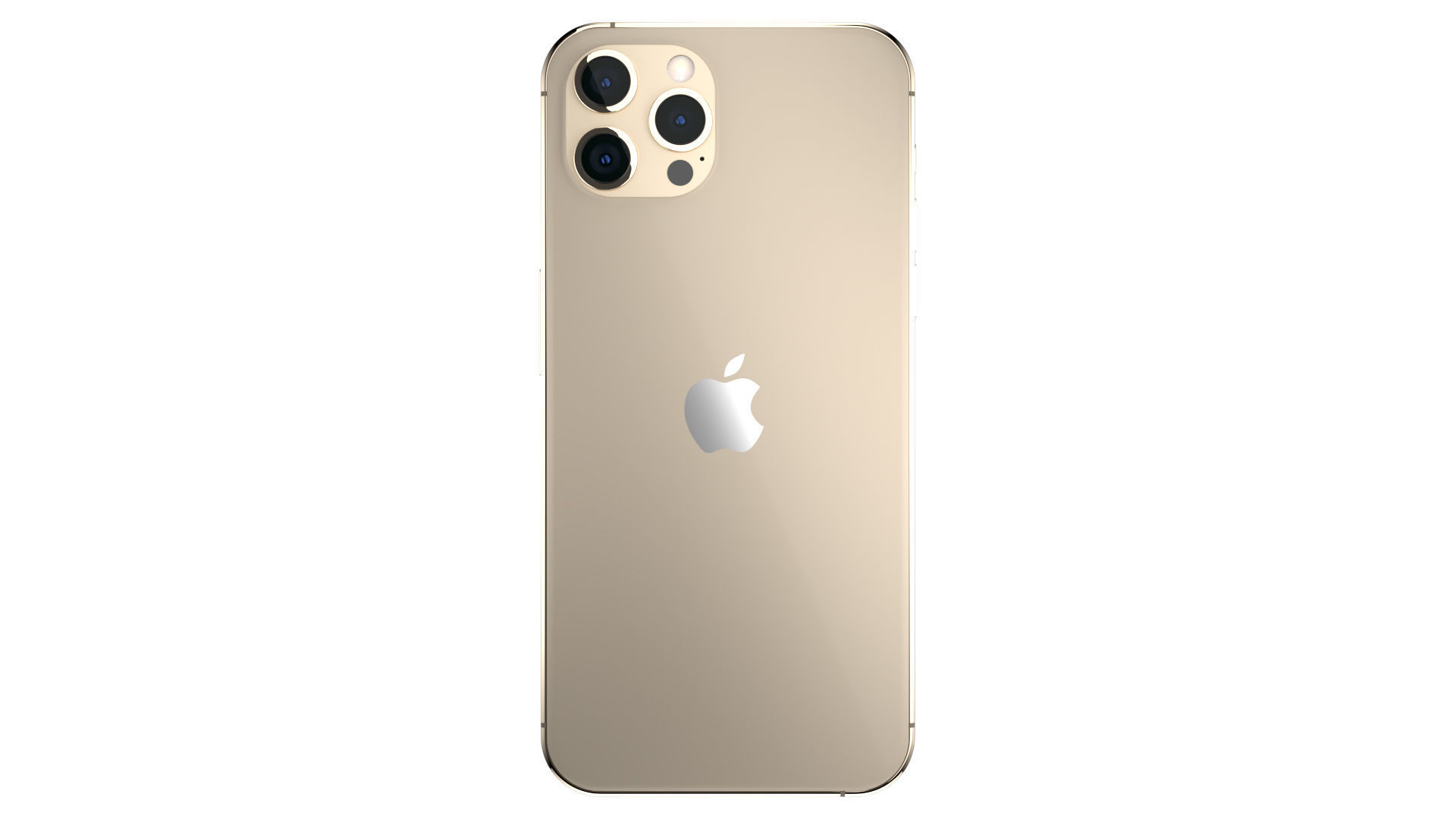 Apple iPhone 13 Pro Max Gold  Low-poly 3D model_2