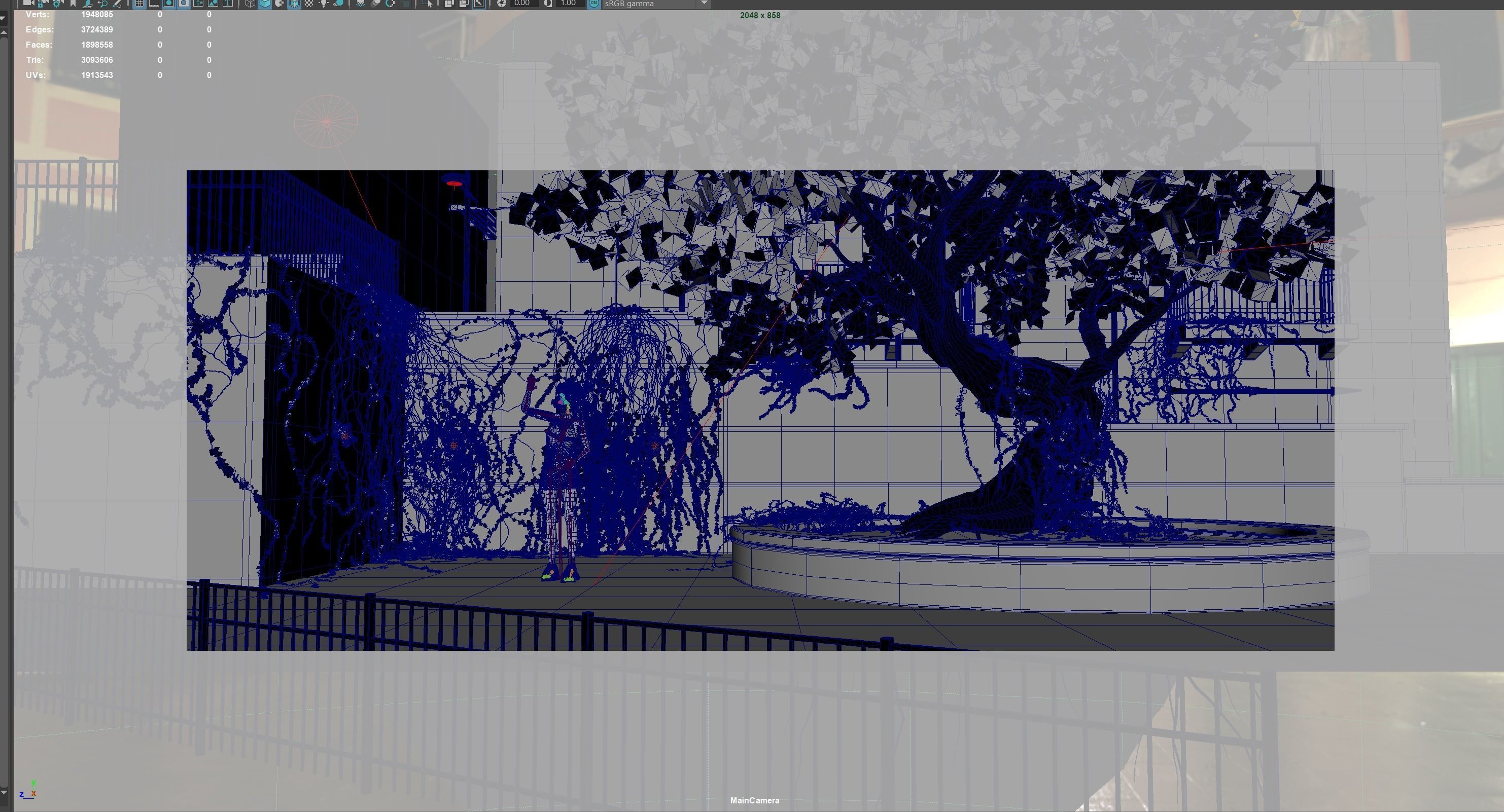 Street Sence 3D model_3