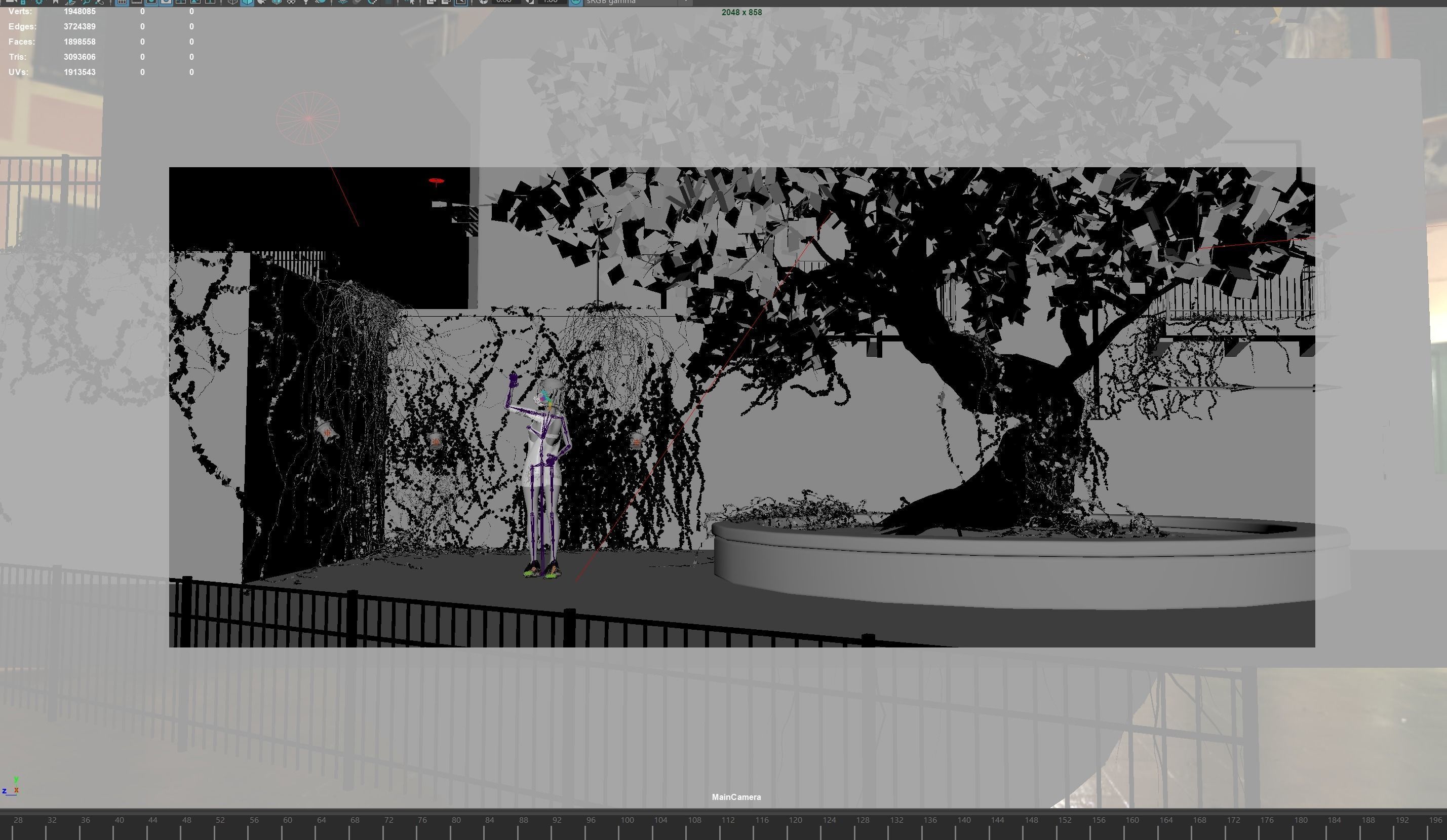 Street Sence 3D model_2