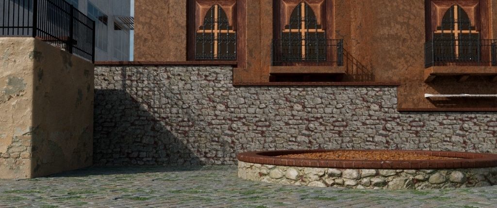 Street Sence 3D model_4