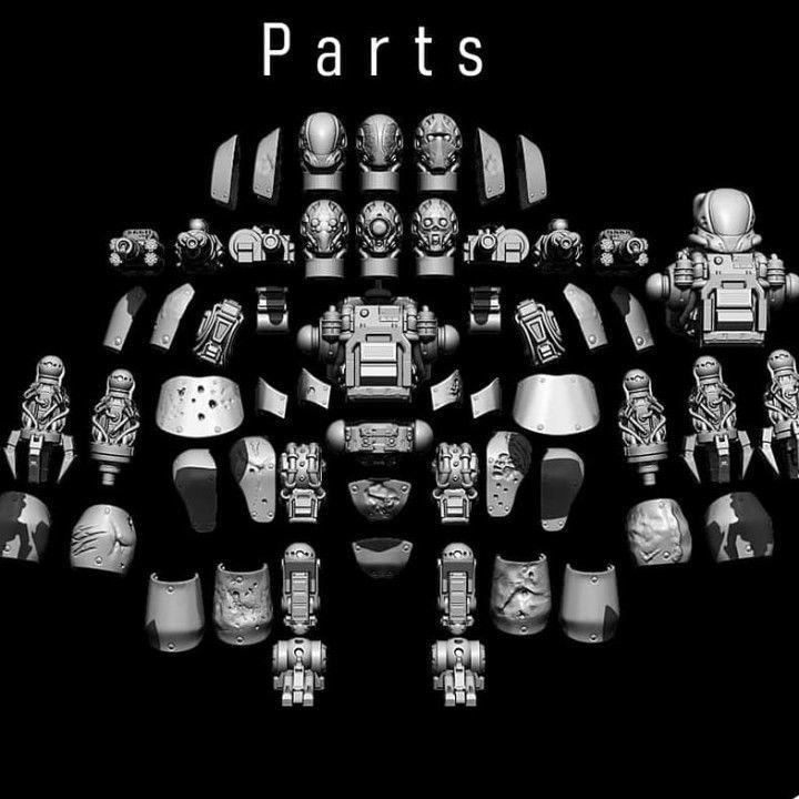 Robot Droidtex 3D print model_1