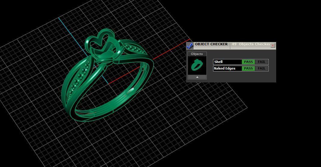 solitiare engagement ring with diamonds 3D print model_12