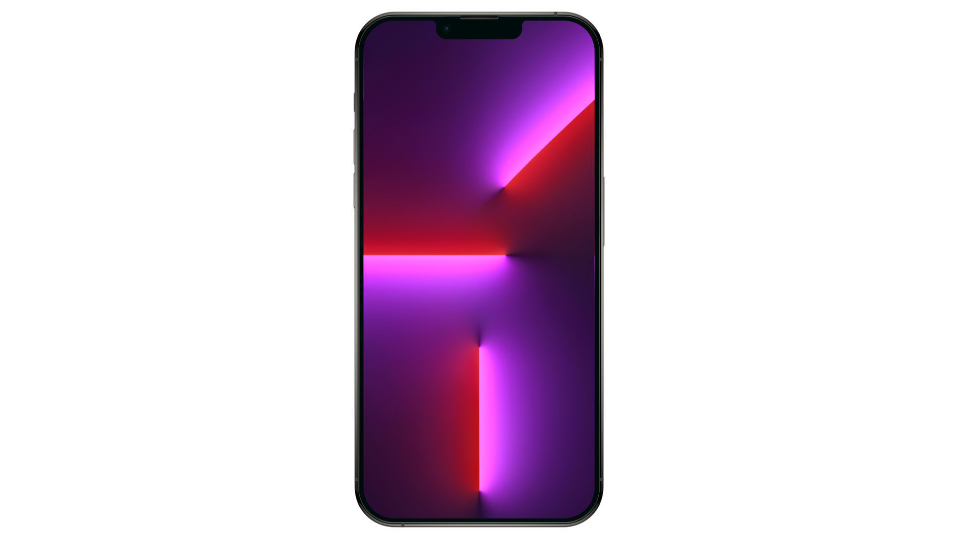 Apple iPhone 13 Pro Max Graphite Low-poly 3D model_1