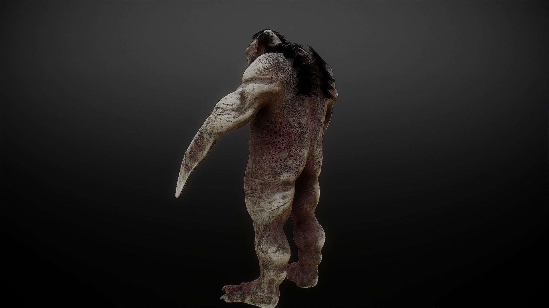 Erion beast character medieval  Low-poly 3D model_1