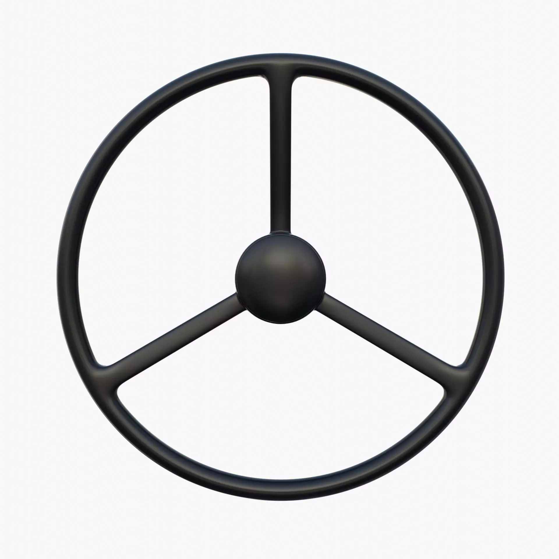 Tractor steering wheel 3D model