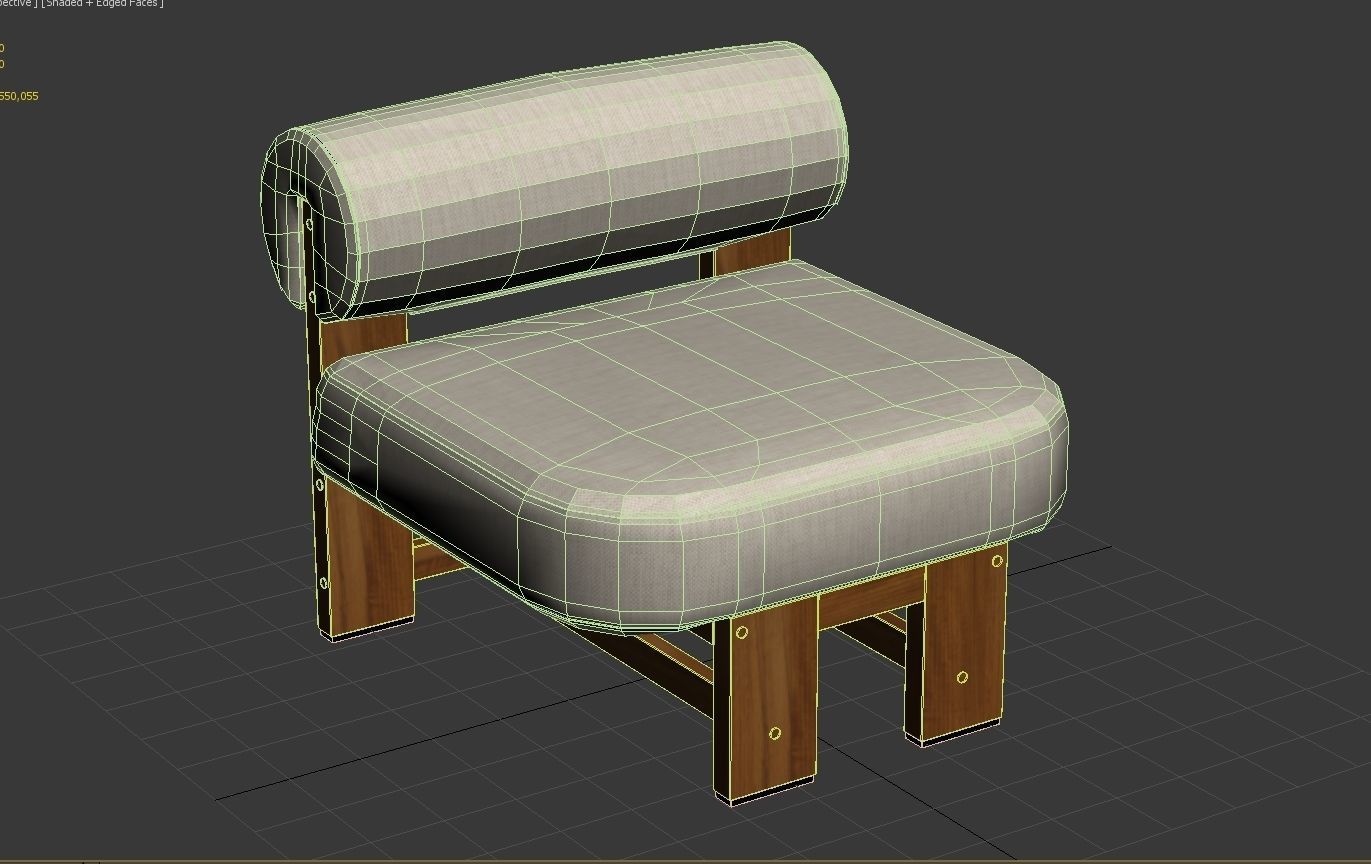 Malta Outdoor Chair by High Fashion Home 3D model_7