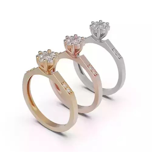 Diamond ring  chamfer