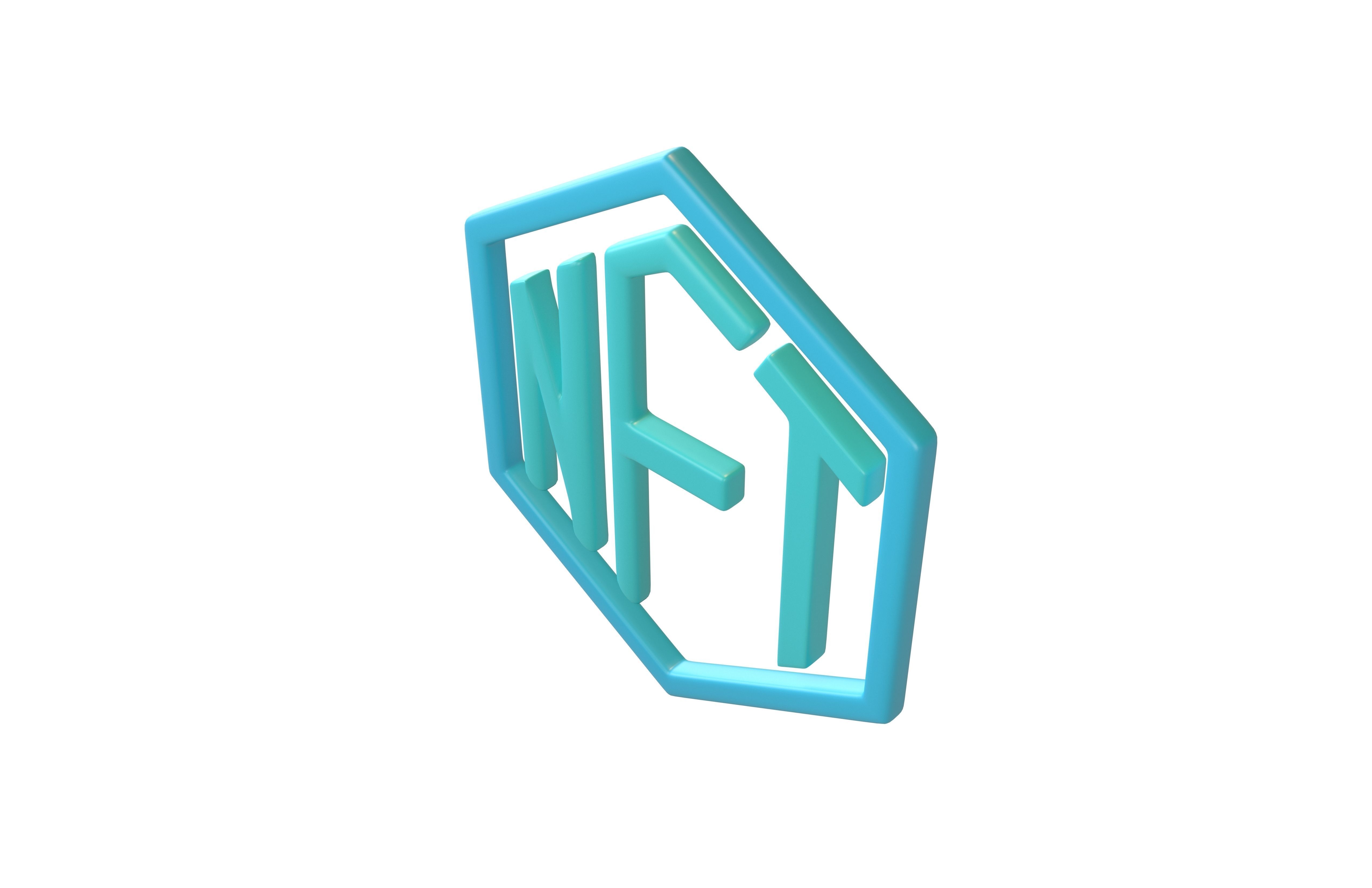 NFT Icon v2 001 Low-poly 3D model_3