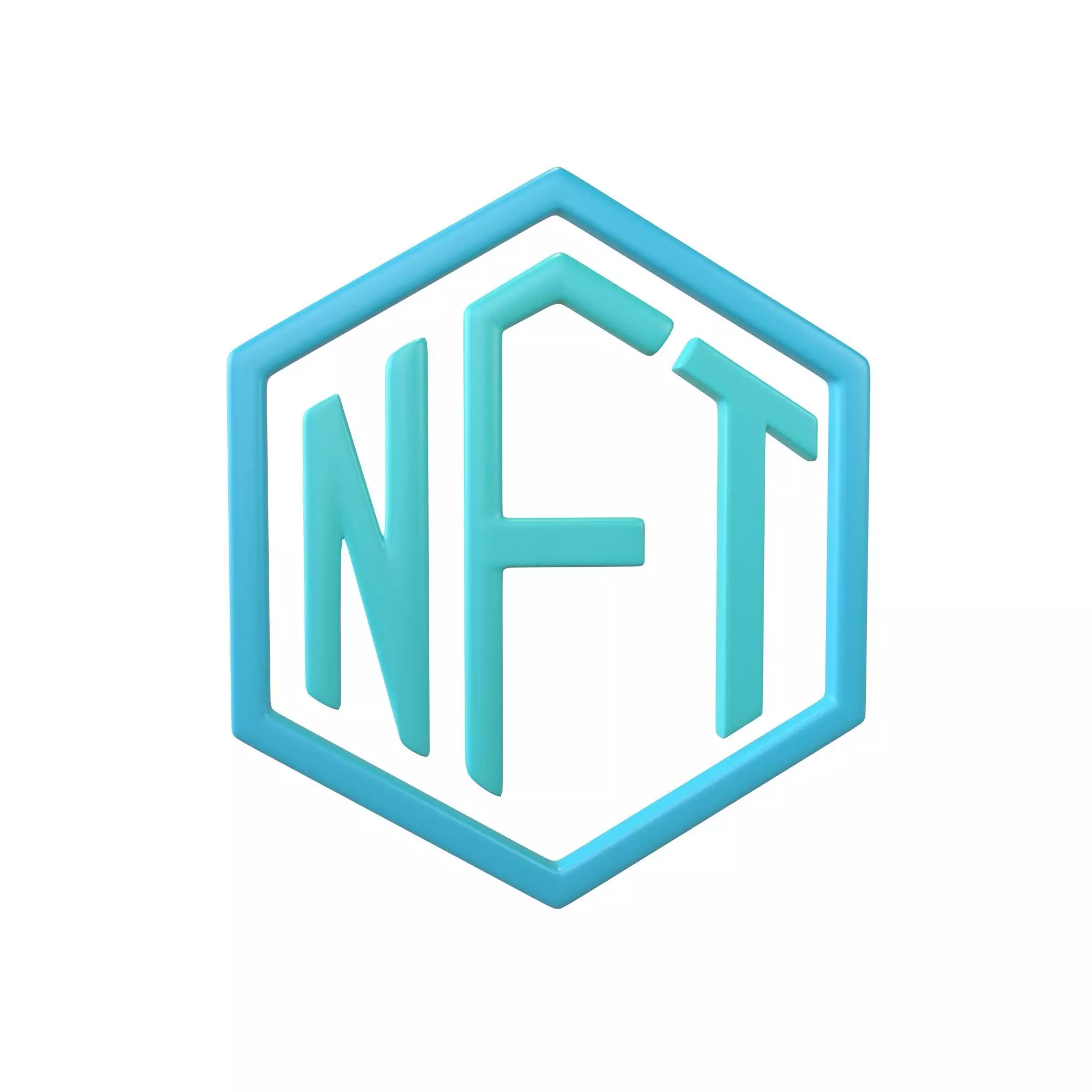 NFT Icon v2 001 Low-poly 3D model_0