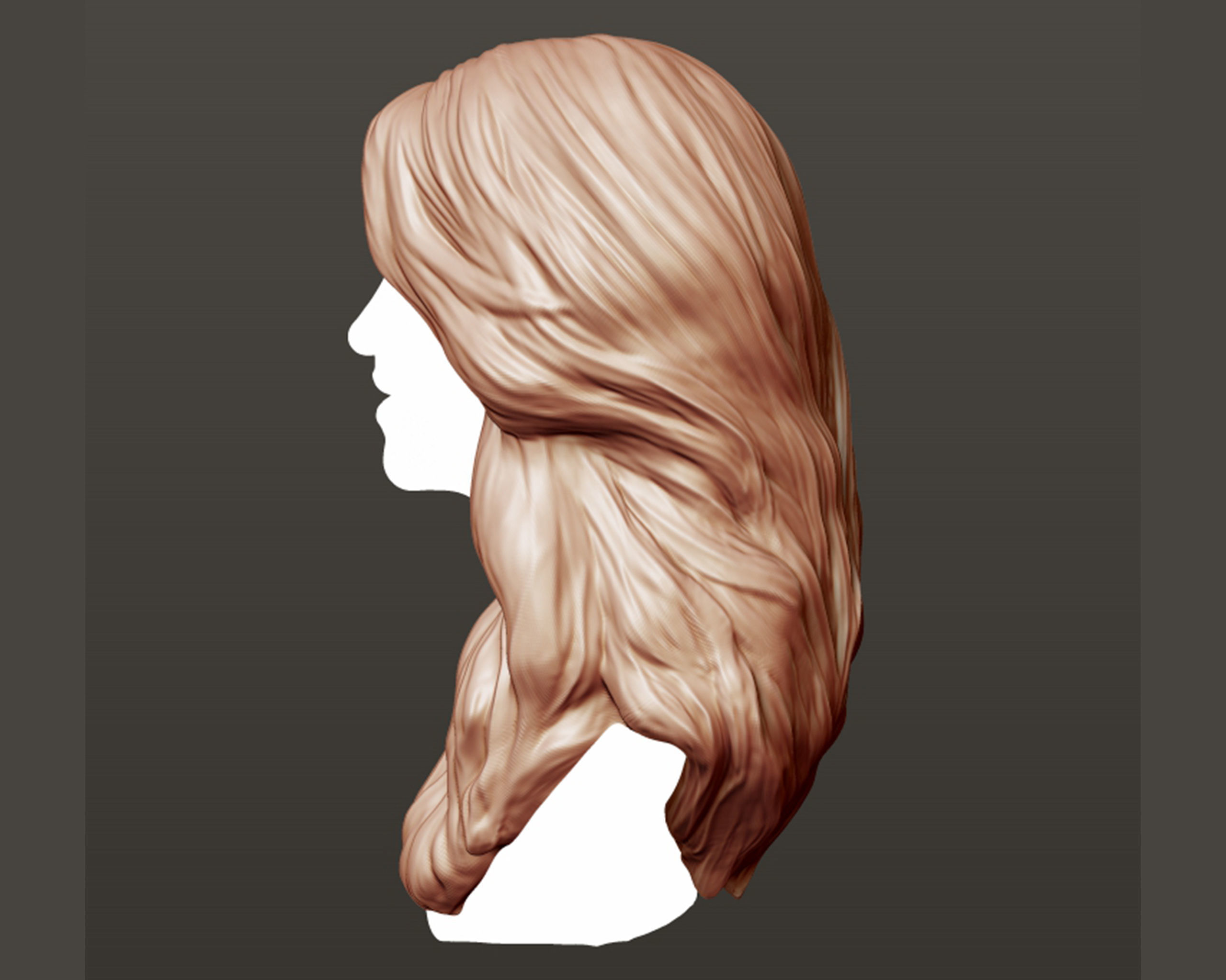 Hairstyle 26 3D print model_8