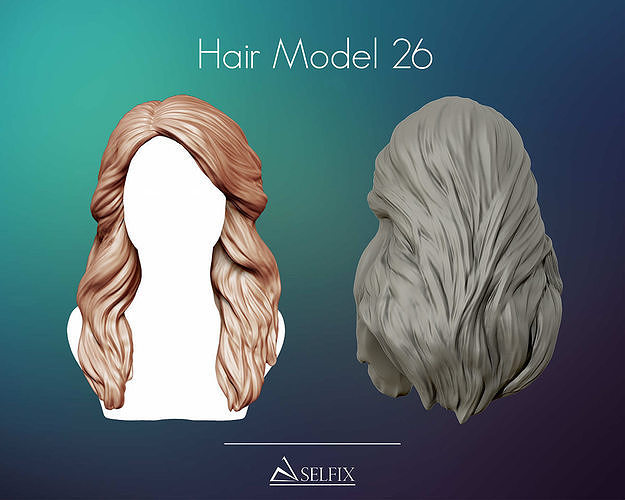 Hairstyle 26 3D print model