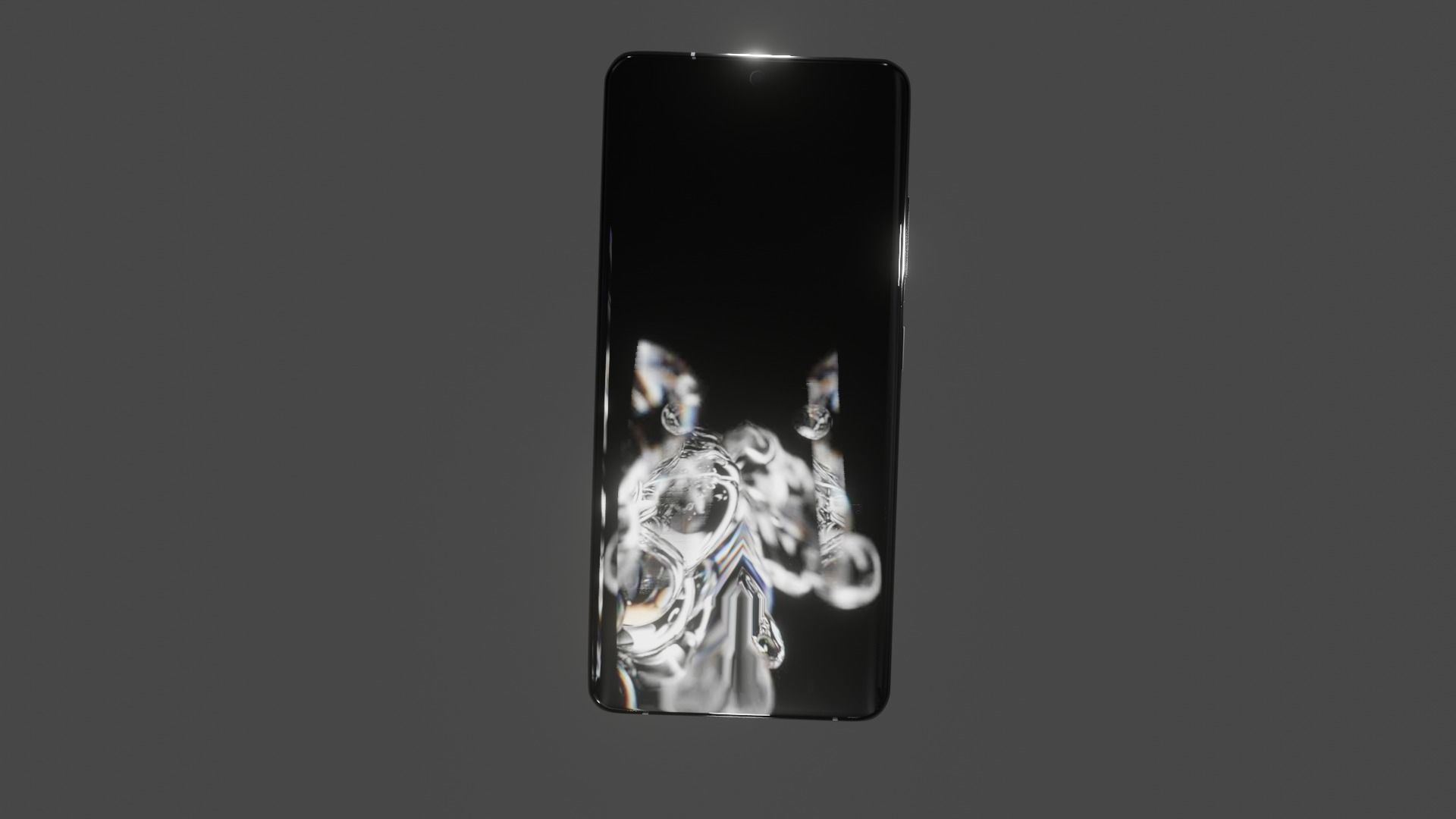 Samsung Galaxy S21 ultra 5G phantom black 3D model_1