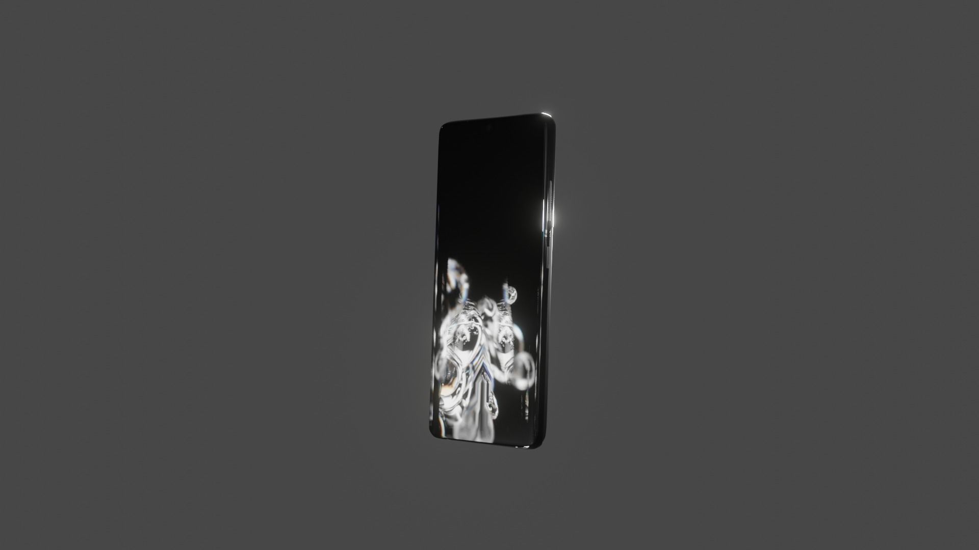 Samsung Galaxy S21 ultra 5G phantom black 3D model_4