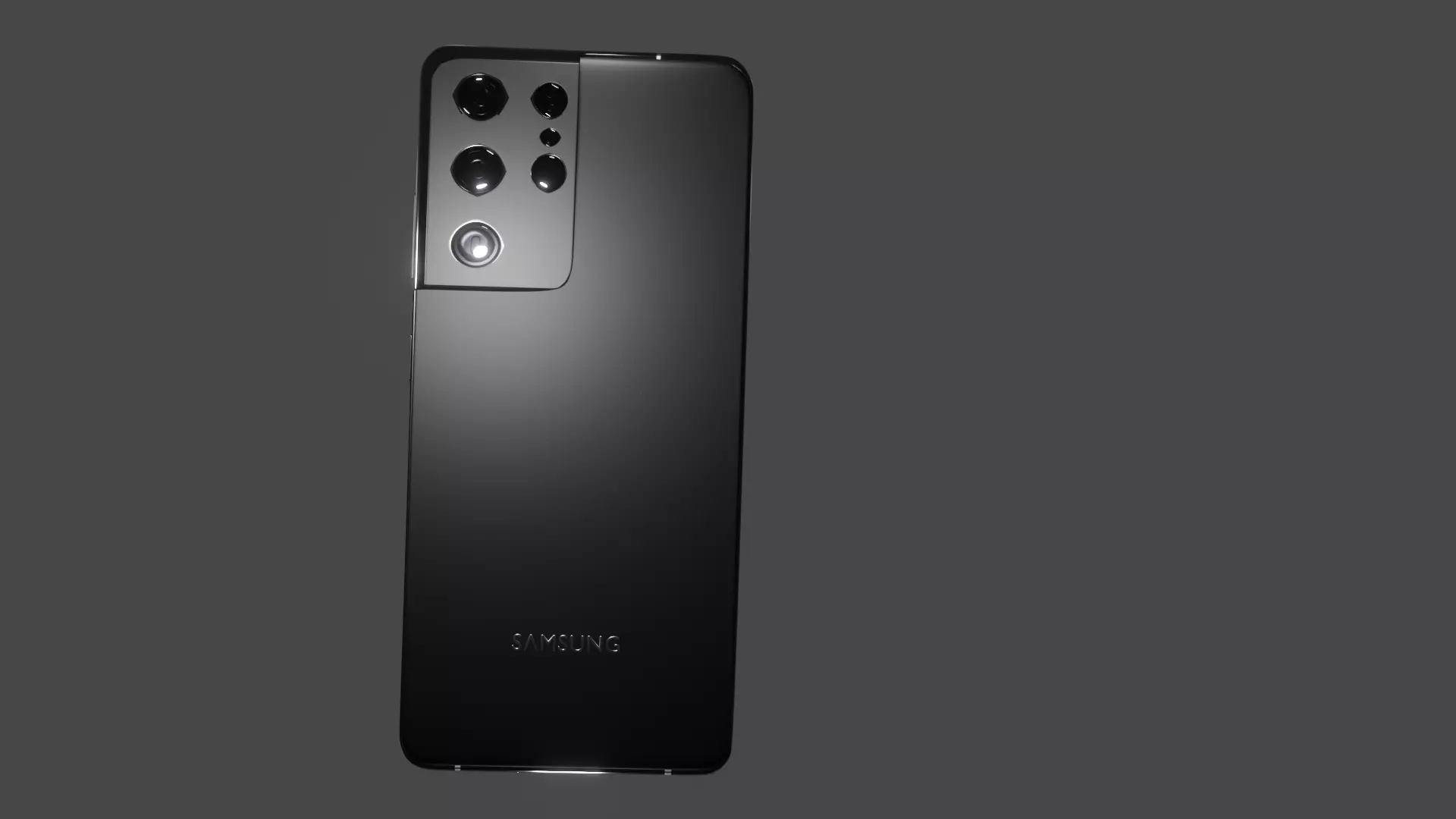Samsung Galaxy S21 ultra 5G phantom black 3D model_0