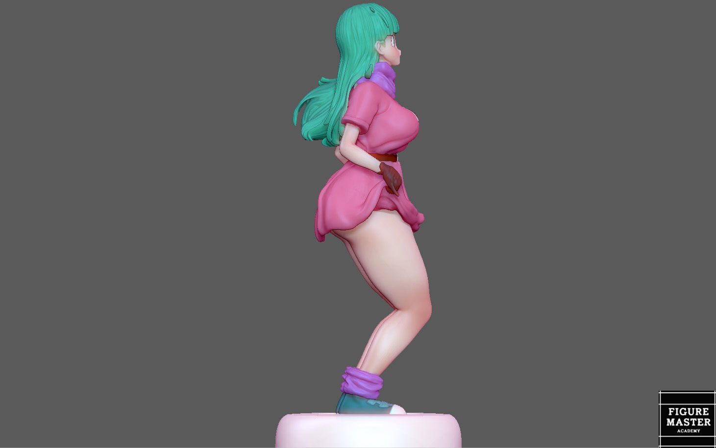  BULMA GIRL DRAGONBALL ANIME ANIMATION 3D PRINT 3D print model_20