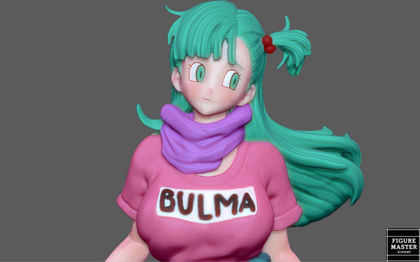 BULMA GIRL DRAGONBALL ANIME ANIMATION 3D PRINT 3D print model_13