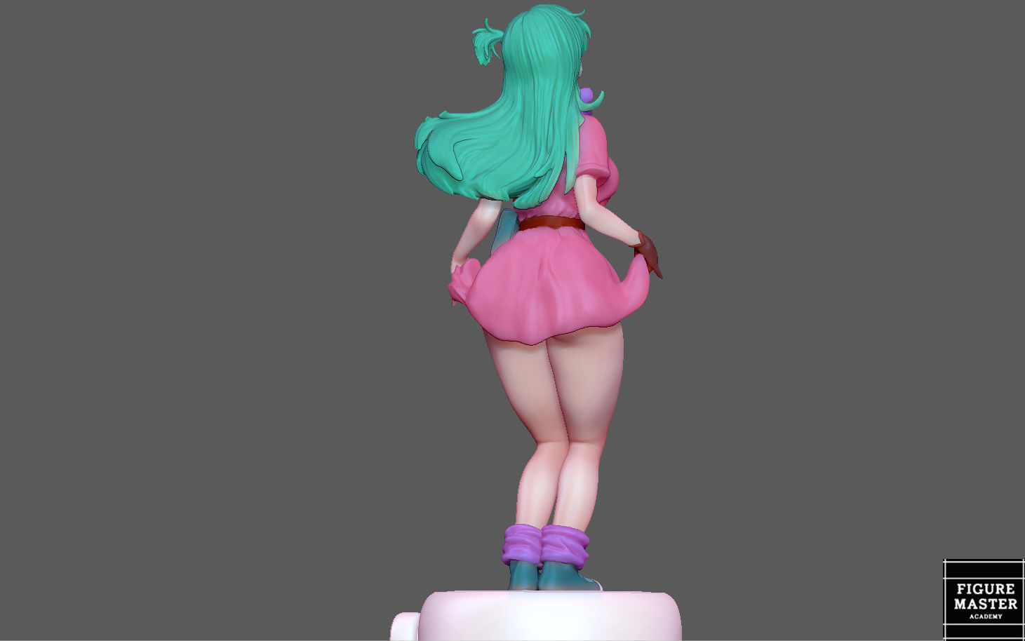  BULMA GIRL DRAGONBALL ANIME ANIMATION 3D PRINT 3D print model_19