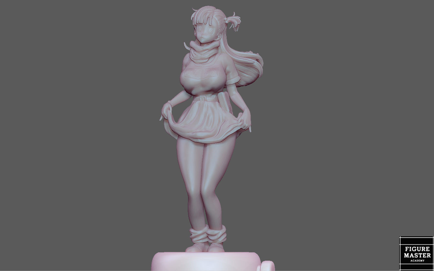  BULMA GIRL DRAGONBALL ANIME ANIMATION 3D PRINT 3D print model_23