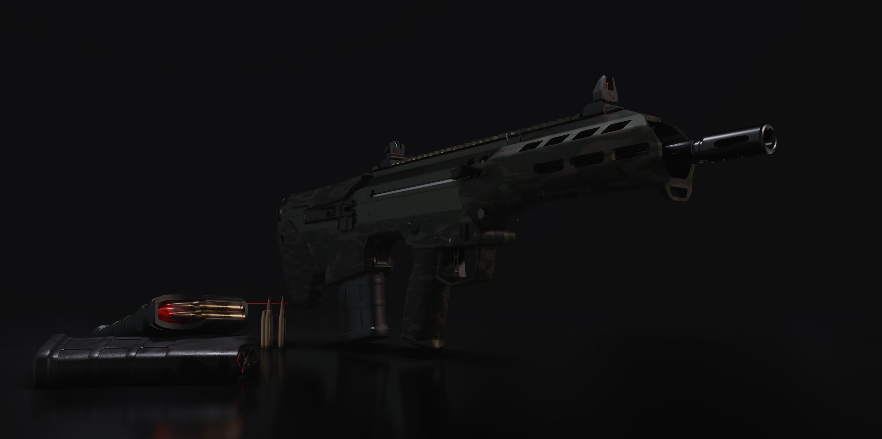 MDR Desert Tech Game Ready Low-poly 3D model_14