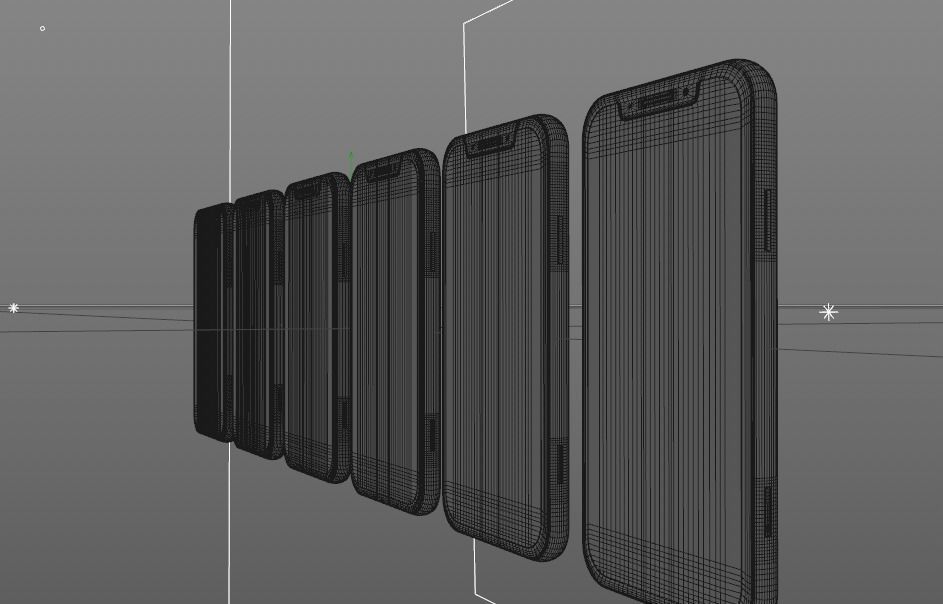 Apple iphone xr cell phone 3D model_11