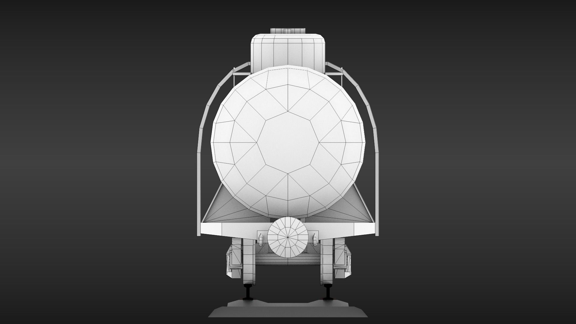 USSR Narrow gauge cargo wagons set 3D model_21