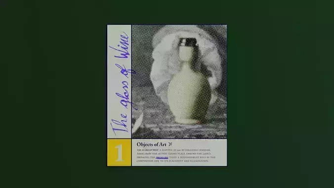 Vermeer delftware water jug