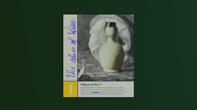 Vermeer delftware water jug Free 3D model