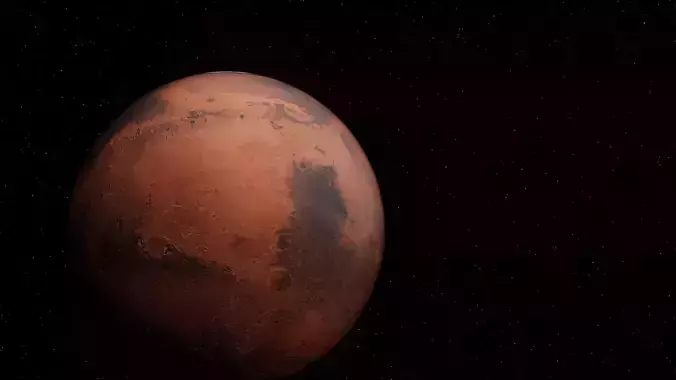Animated Mars 3D model