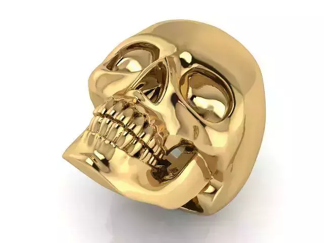 ring skull 3D print model