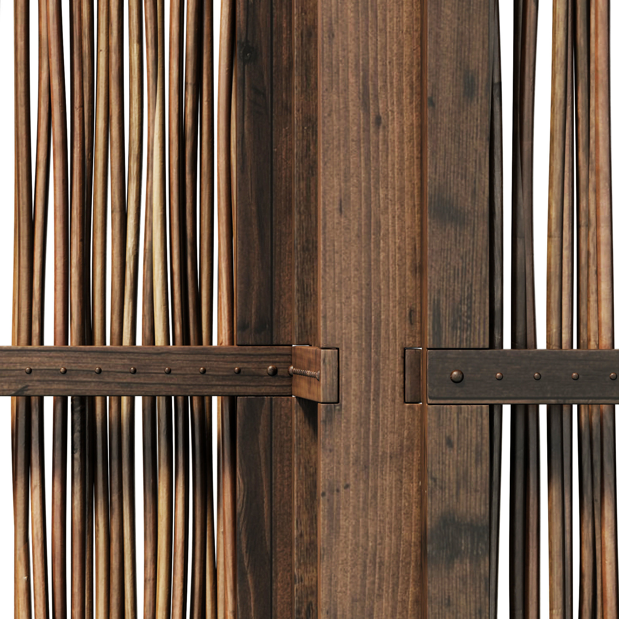 Screen branch crooked decor n4 3D model_9